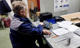 Заместитель начальника лаборатории ООО «Барнаульский котельный завод» Максим Геннадьевич Дерябин — победитель в одной из номинаций Всероссийского конкурса «Дефектоскопист–2025» в регионе